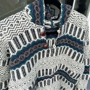 South American Woven Hoodie - Detailed and Weighted